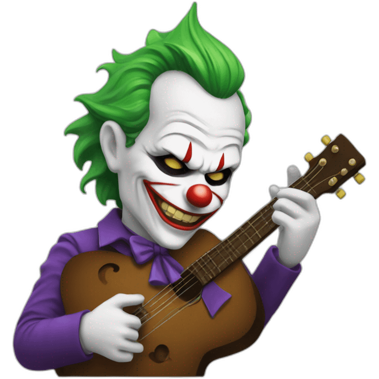 Joker tocando bajo eléctrico  emoji