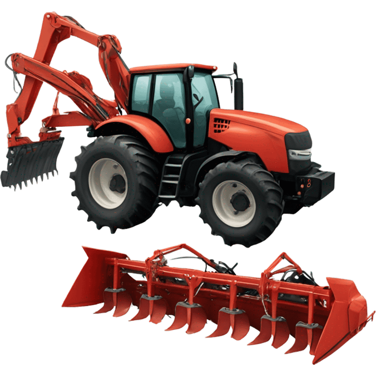 USA agricultural machine emoji