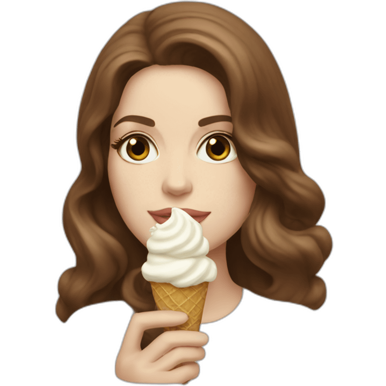 lana del rey eat ice cream emoji