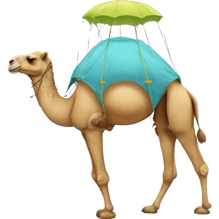 camel parachute emoji