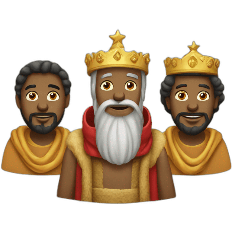 three wise men christmas emoji