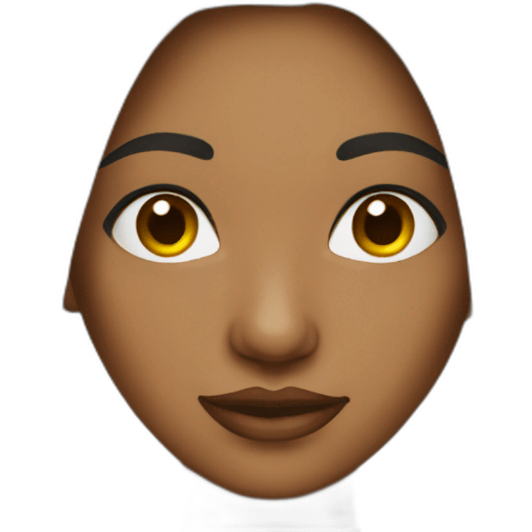 Indian woman with nose stud emoji