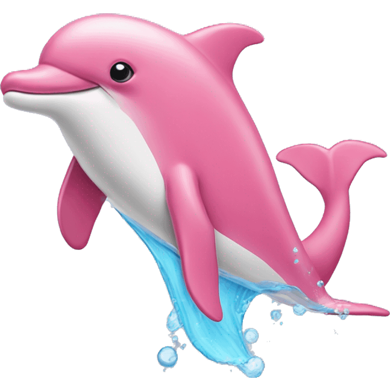 Pink Dolphin  emoji