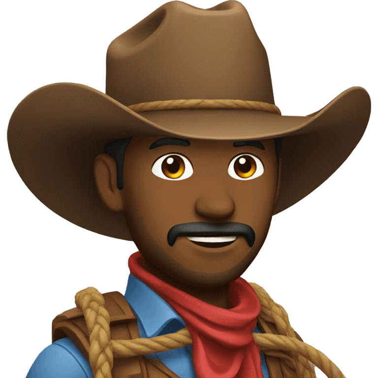 cowboy with lasso emoji