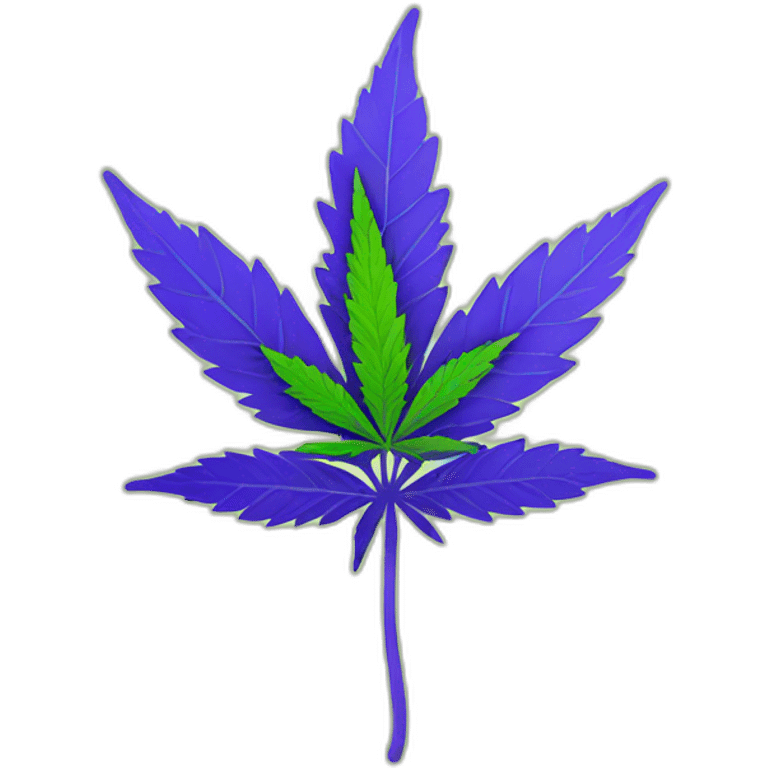 Fleur de cannabis emoji