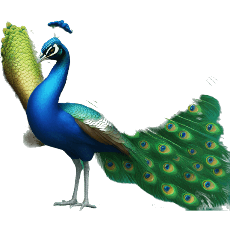 Peacock emoji