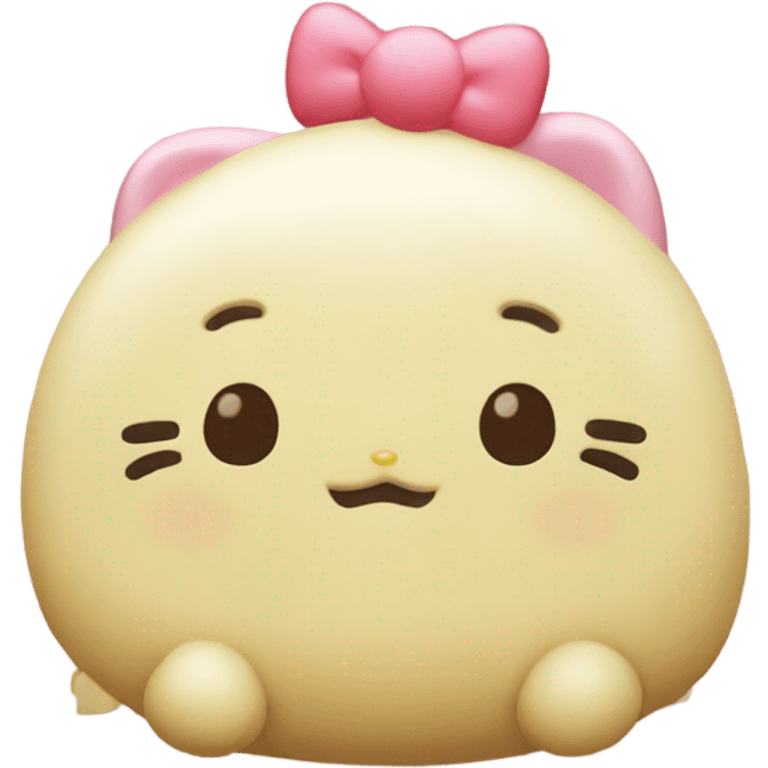 Hello kitty kissing pompompurin emoji