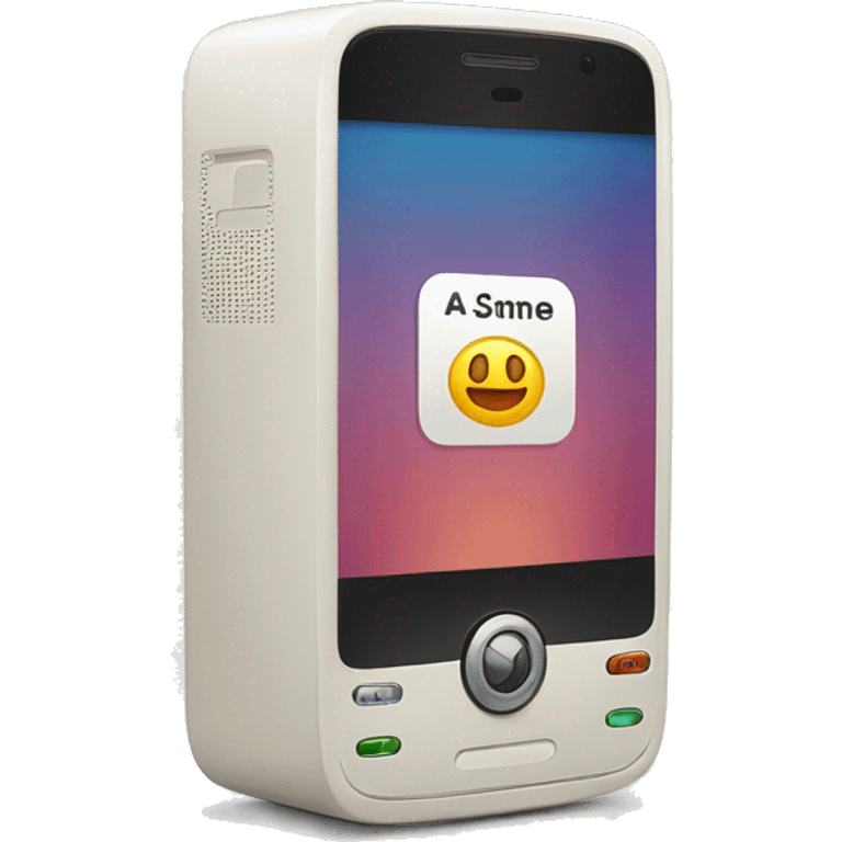 a phone with instagram notifications on the screen emoji