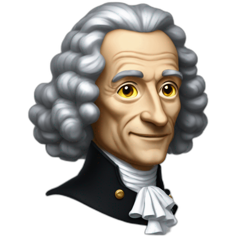 Voltaire en 2023 emoji