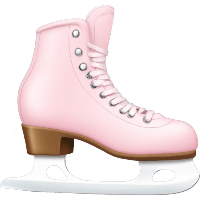 pastel pink ice skates emoji