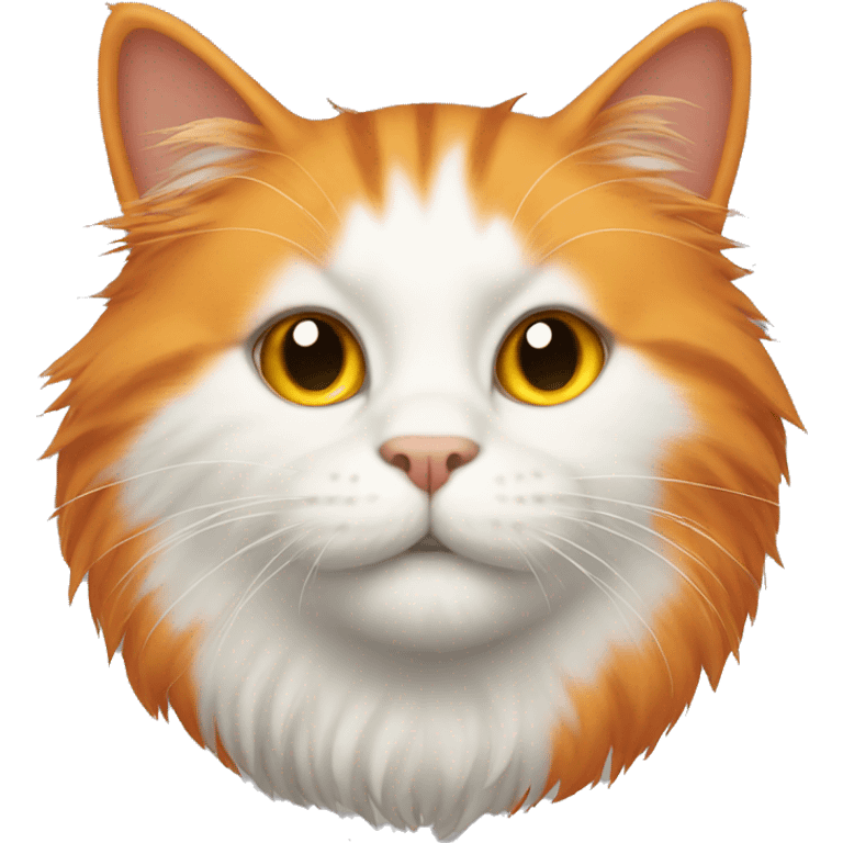 Orange hairy cat  emoji