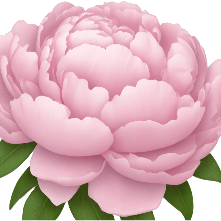 Bouquet of light pink peonies emoji