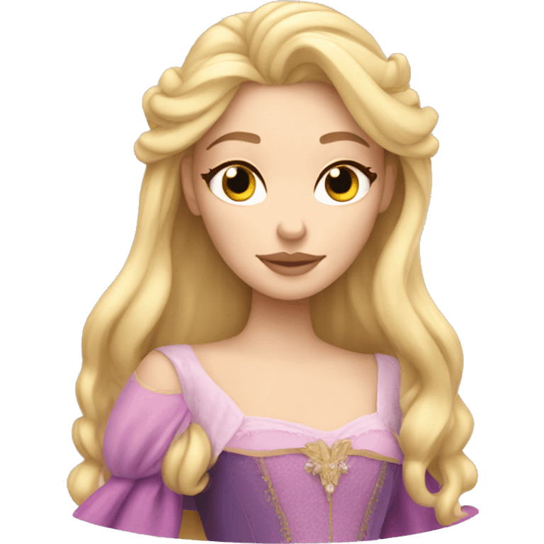 sleeping beauty blonde white girl emoji