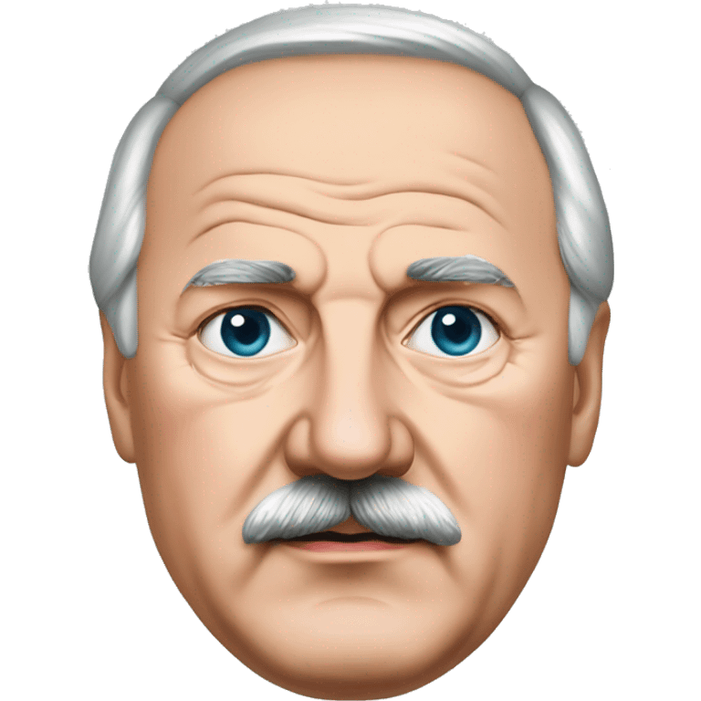 photorealistic Belarus president serious Lukashenko emoji