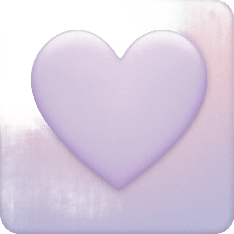 Pastel heart  emoji