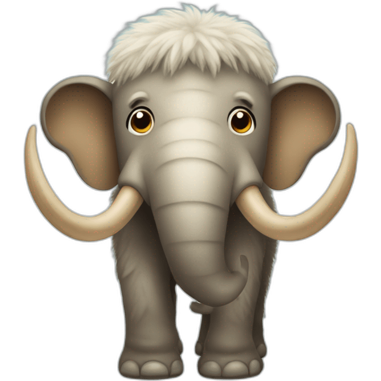 cute woolly mammoth emoji