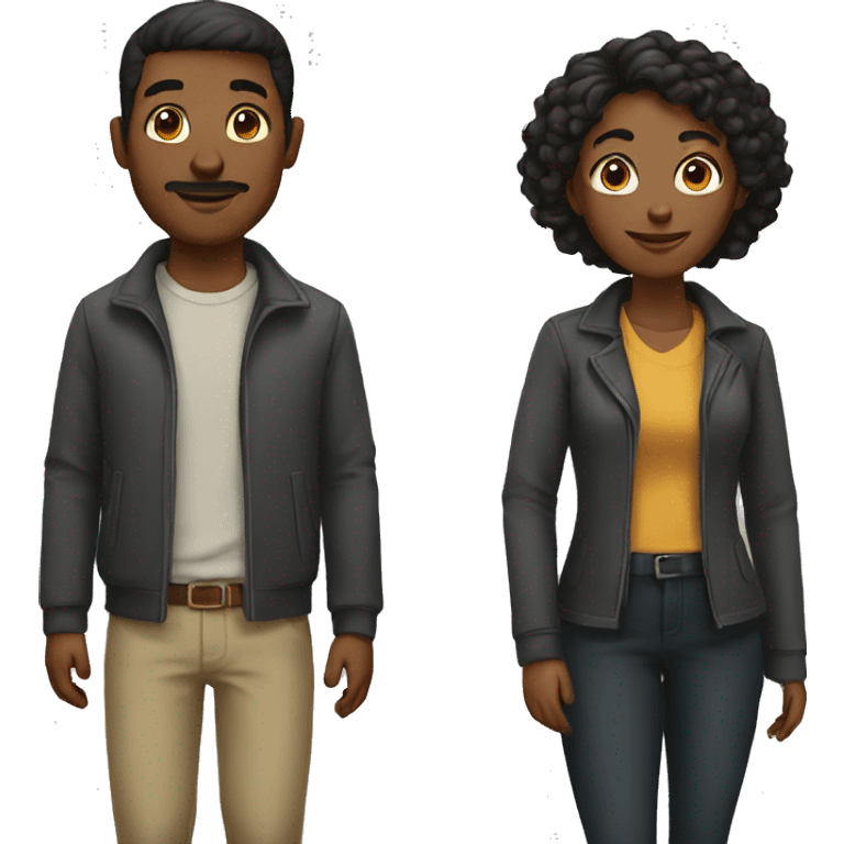 man and woman emoji