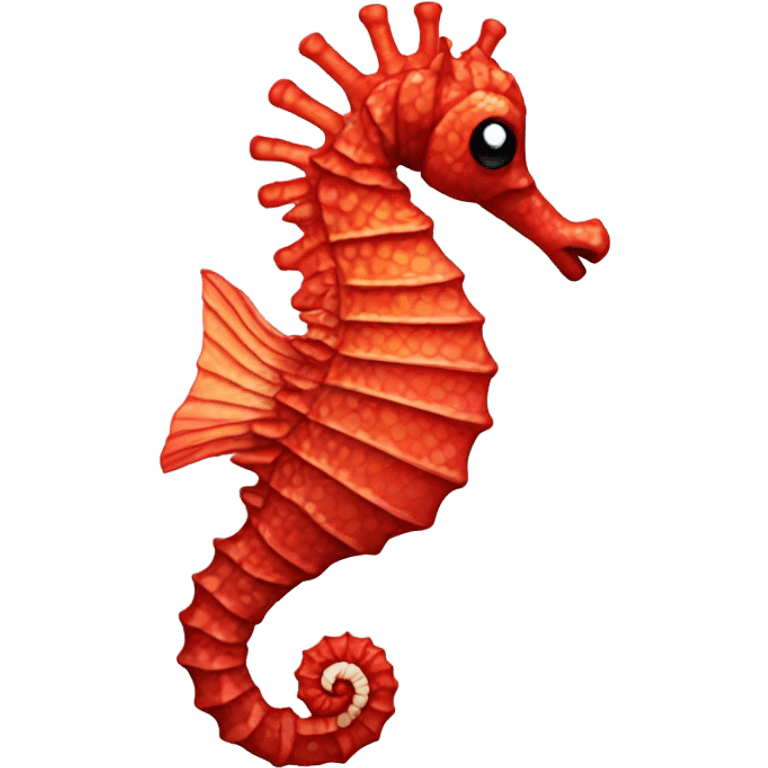 red seahorse emoji