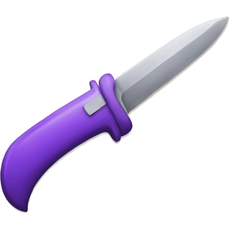 purple knife emoji