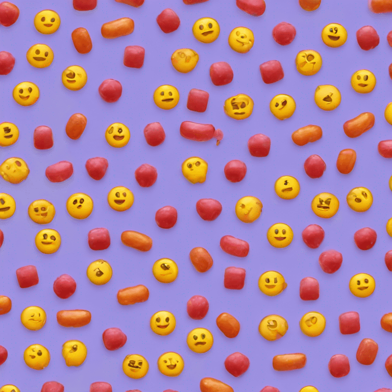 edible gummies emoji