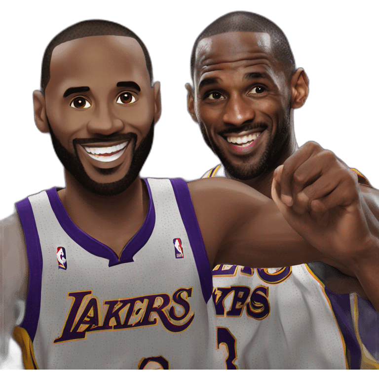 Kobe vs lebron emoji