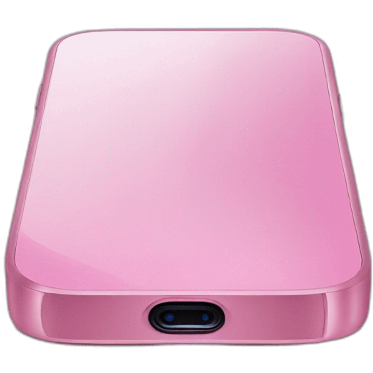 Pink iPhone 13 emoji