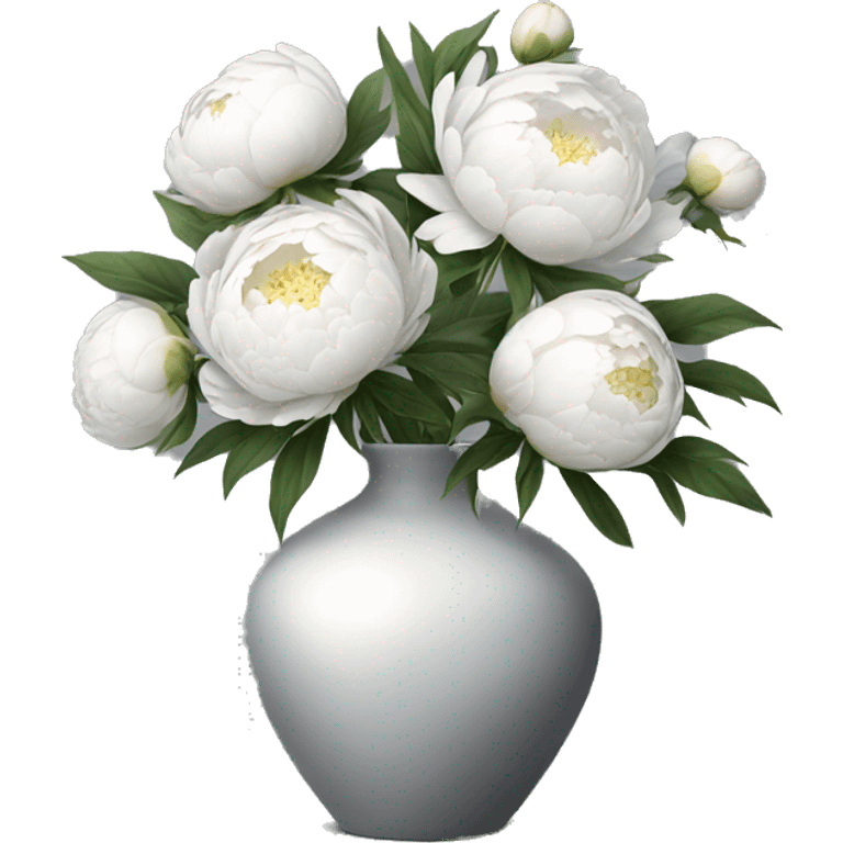 Realistic-light-grey-modern-vase-with-white-peonies emoji