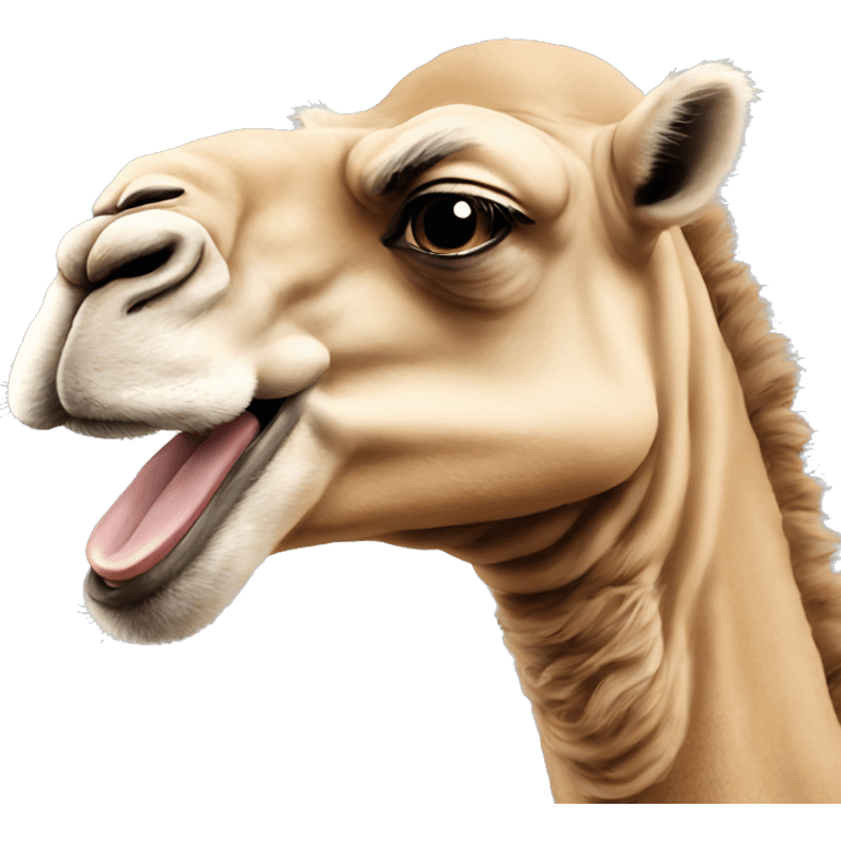 Camel smile emoji