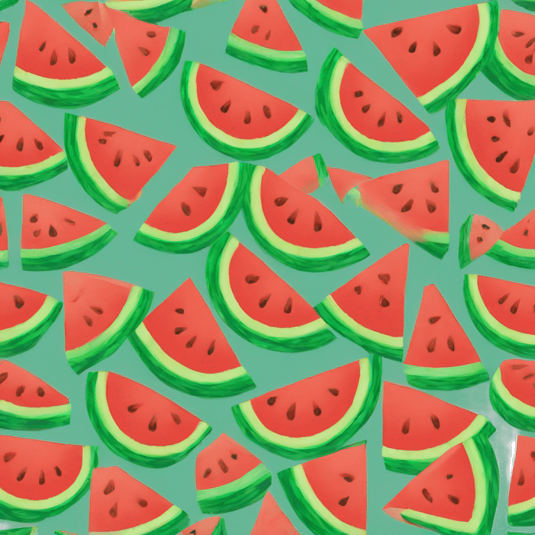 happy stoned watermelon wedge emoji