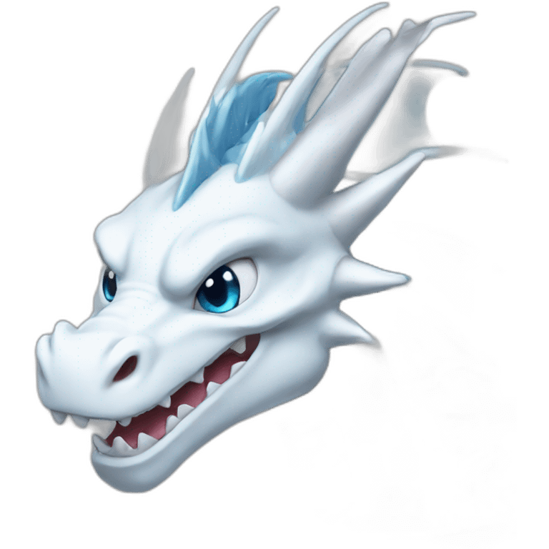 blue eyes white dragon emoji