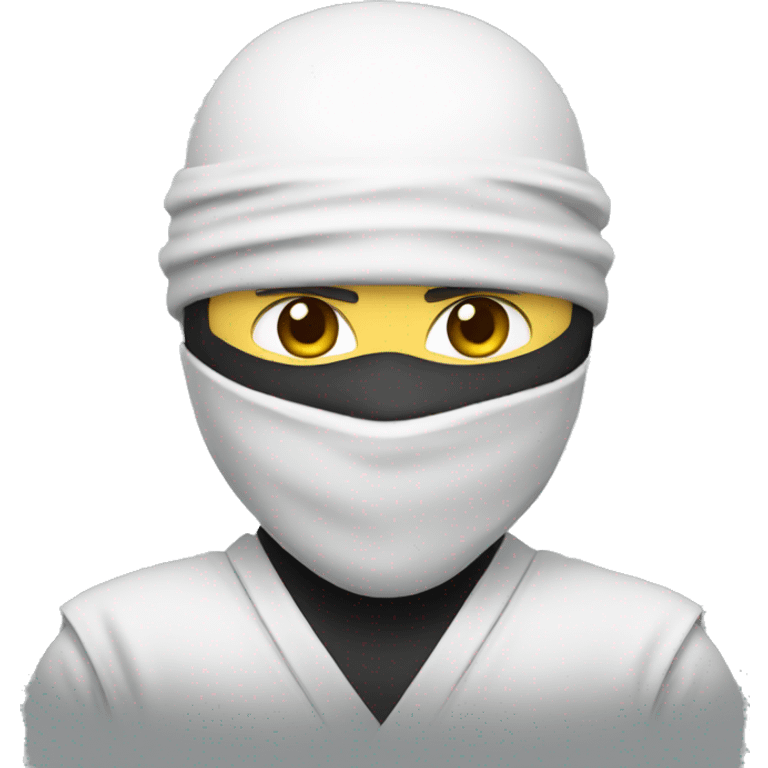 white ninja emoji