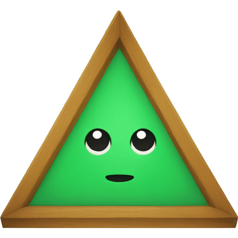 triangle vert emoji