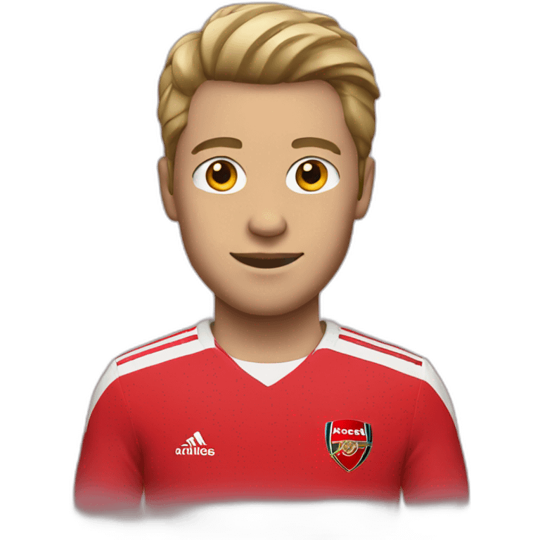 Arsenal red shirt emoji