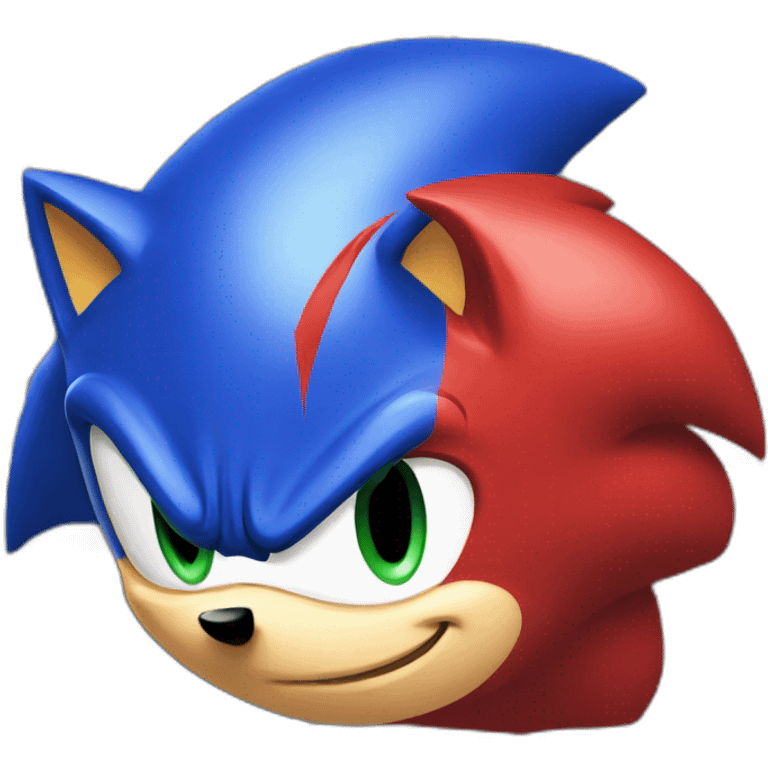 sonic red emoji