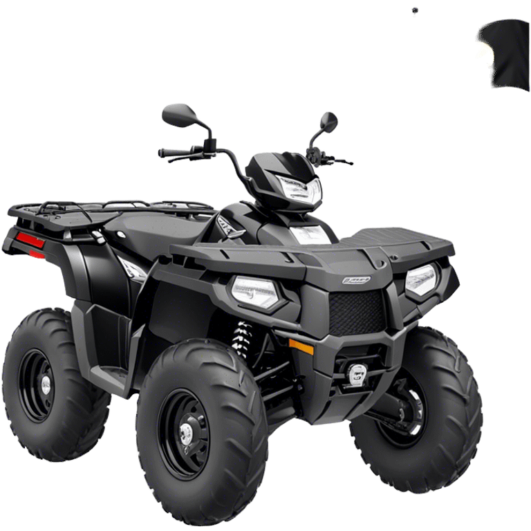 ATV - Polaris Sportsman 570 (Model Year: 2022) (Iconic colour: Black) emoji