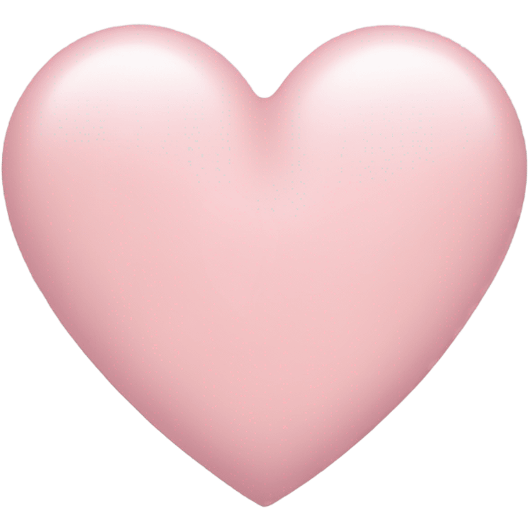 Baby pink heart emoji