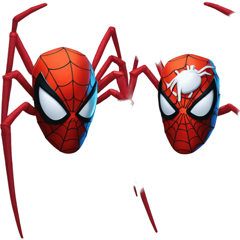 L'araignée sur le torse de Spider-man ios emoji