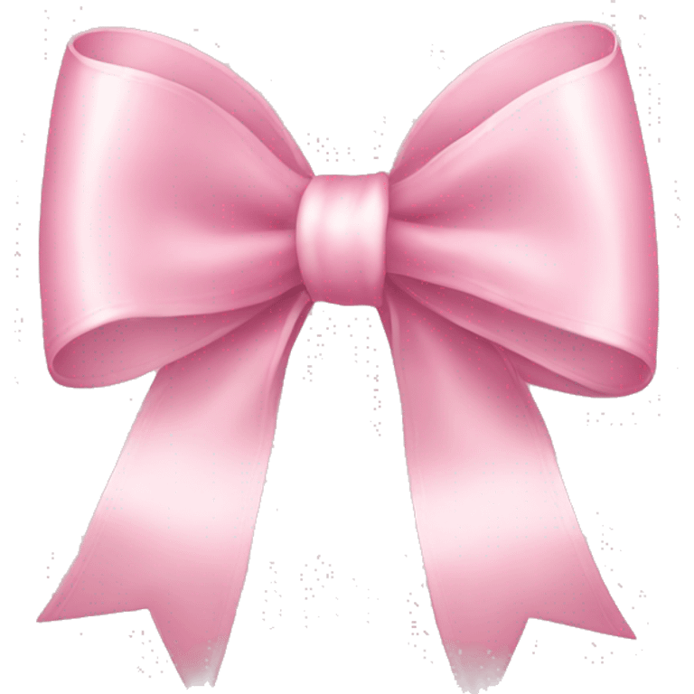 light pink ribbon bow emoji