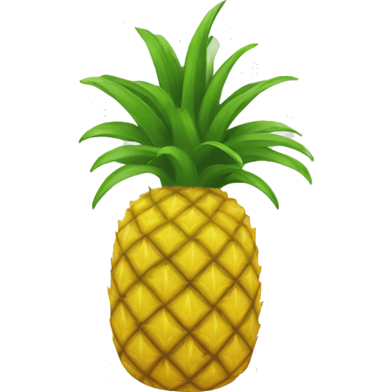 Upside down pineapple emoji