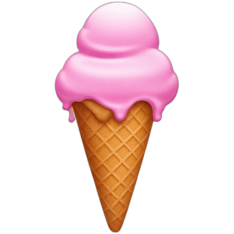 pink ice cream emoji