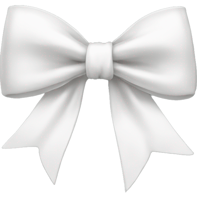 white bow emoji