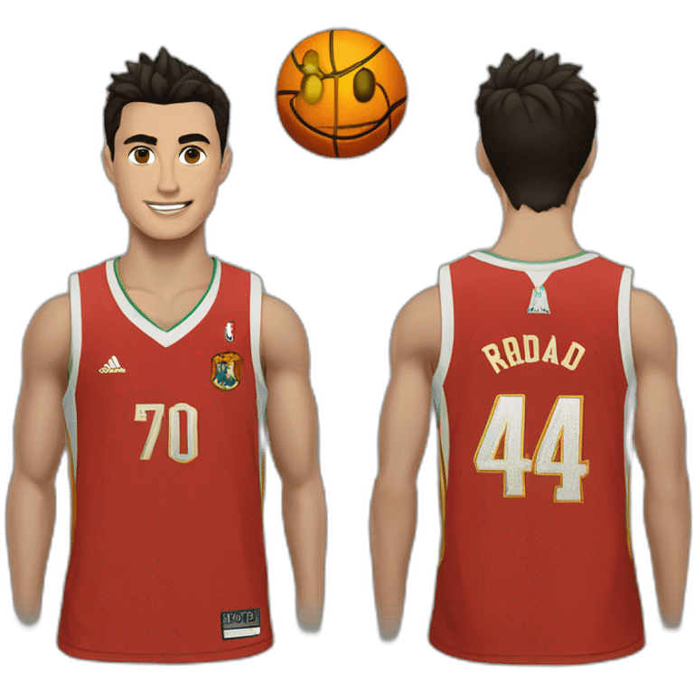 harry pottercombined with cristiano ronaldo on basketball jersey emoji