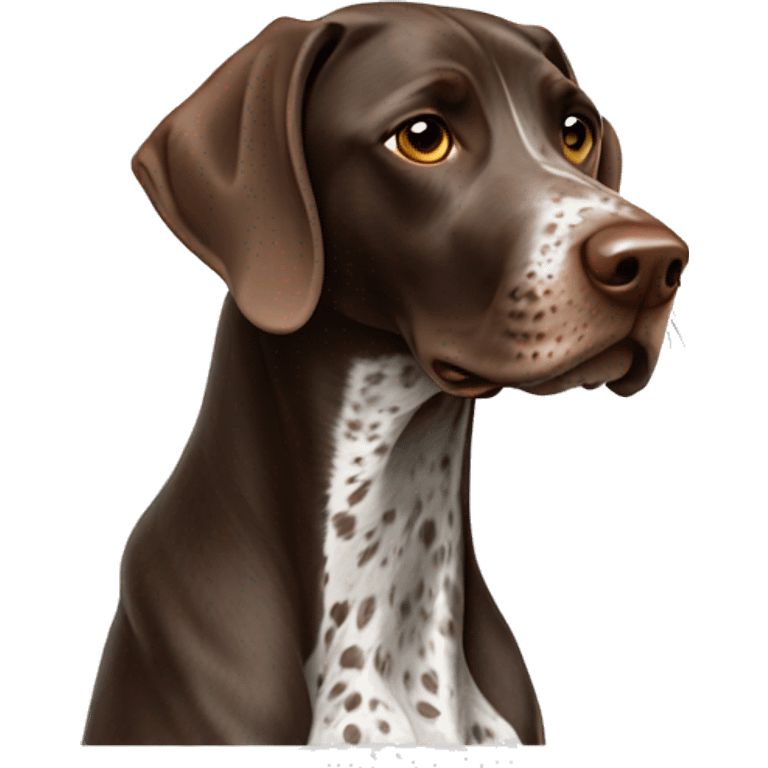 German shorthaired pointer emoji