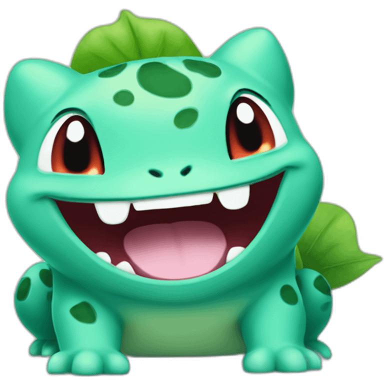 happy Bulbasaur emoji