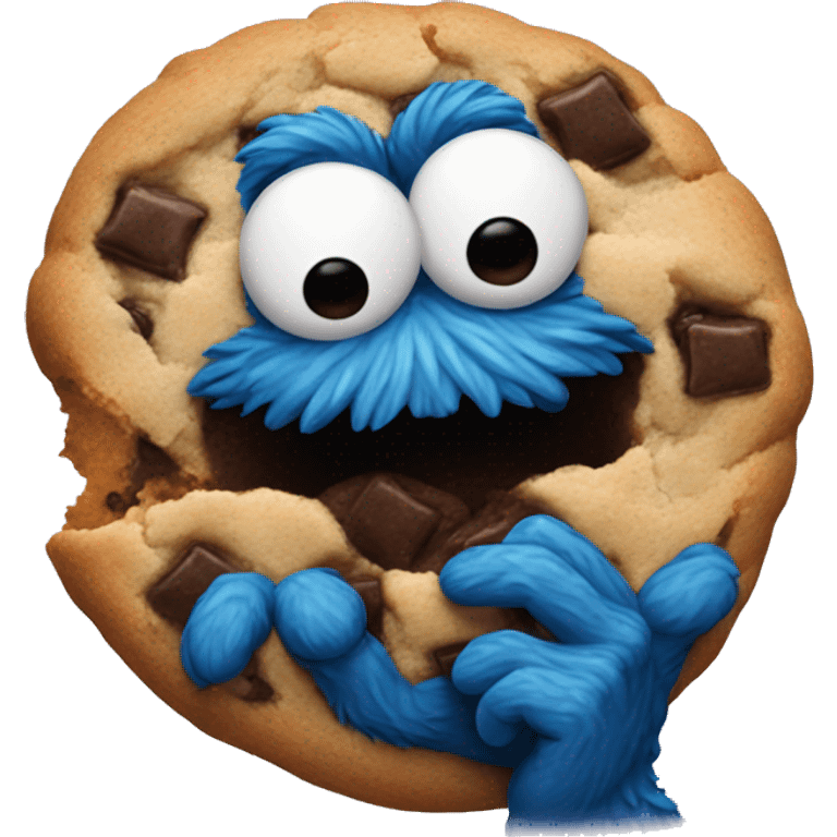 Cookie monster emoji