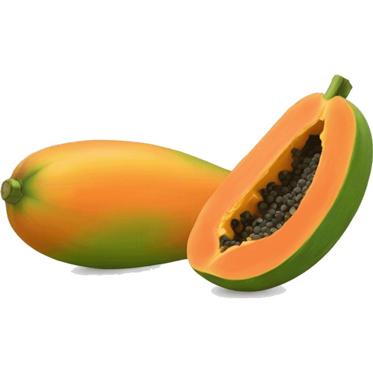 Papaya emoji