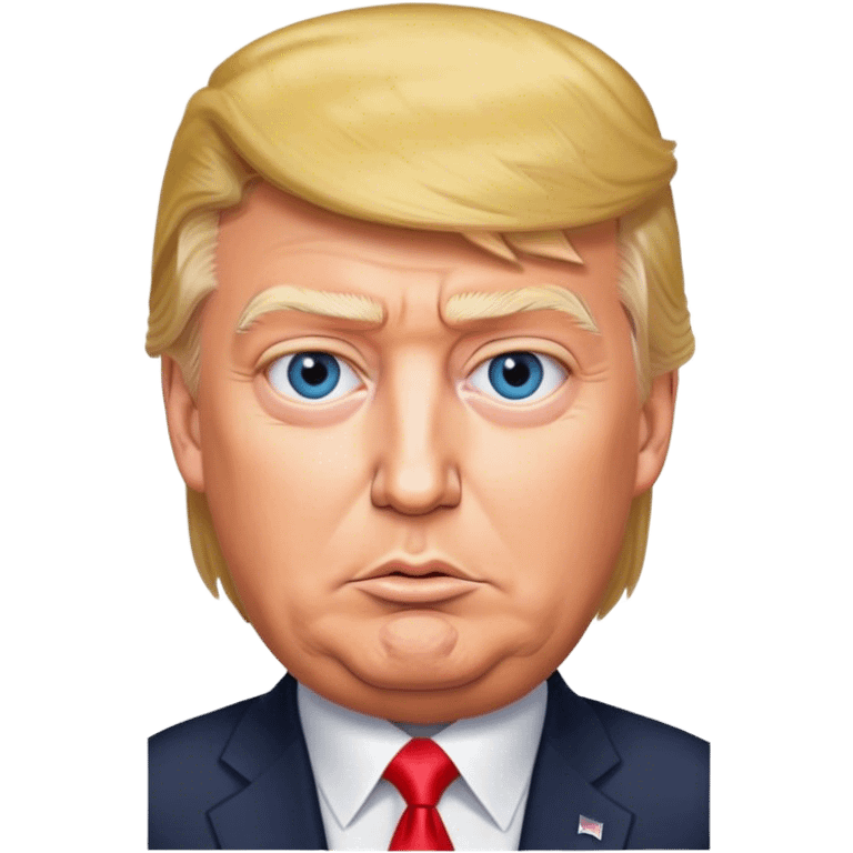 photorealistic Donald Trump emoji