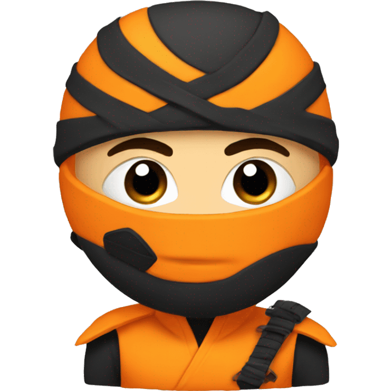 orange ninja emoji