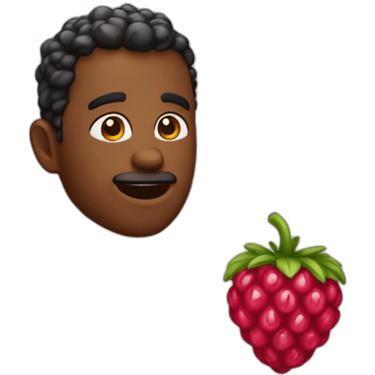 Rapsberry emoji