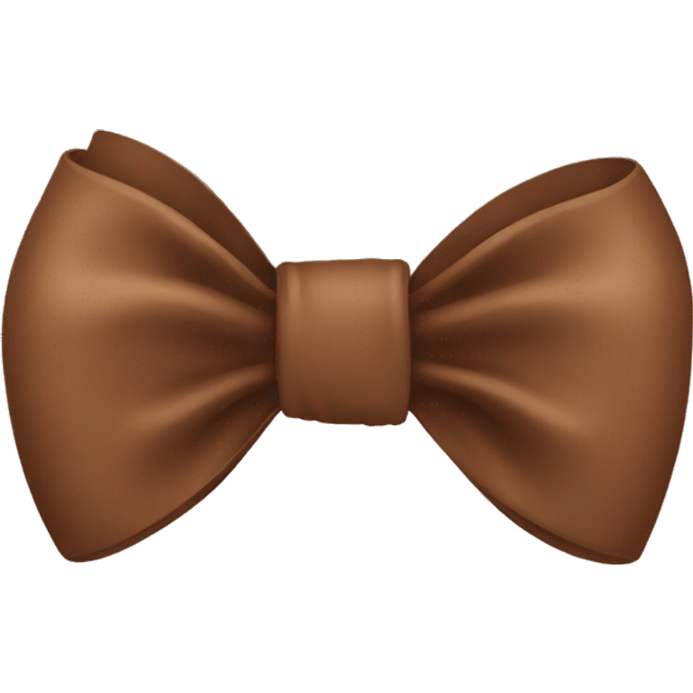 brown bow emoji